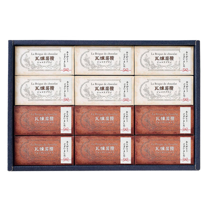 ありがとうシール付き横濱煉瓦アソート 12個入