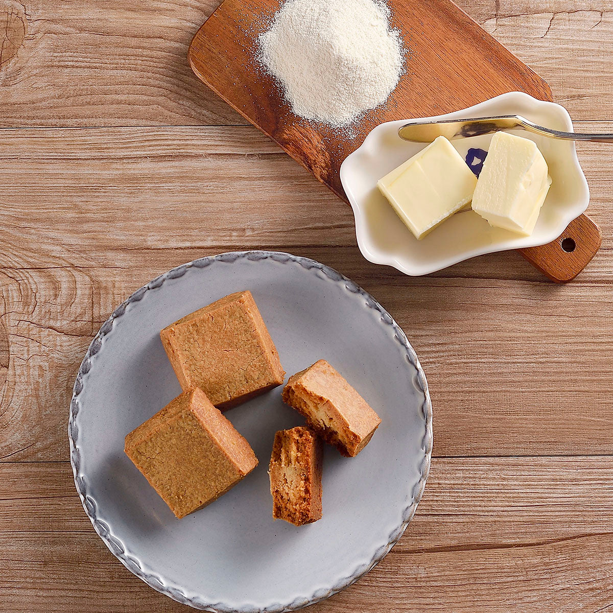 焦がしバターのガレット